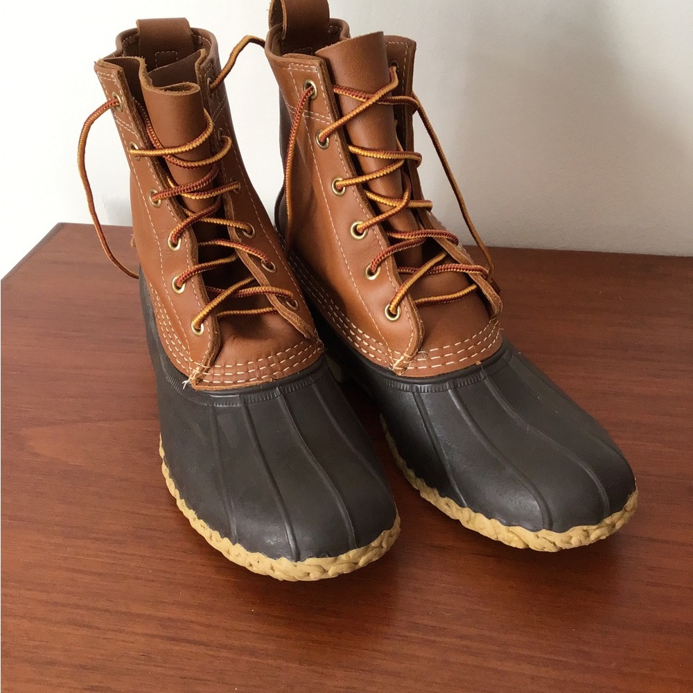 LL Bean Leather Duck Boots